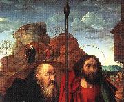Hugo van der Goes Sts Anthony and Thomas with Tommaso Portinari Germany oil painting artist